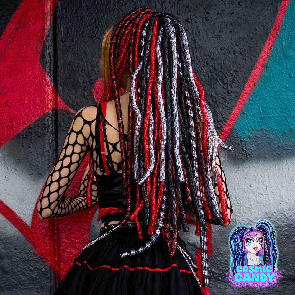 Cosmic Candy - Primairy Colours Cyberfalls Cyberlocks - Rouge/Noir